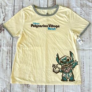 Disney’s Polynesian Village ringer shirt! Size XXL  NEW WITH TAGS!